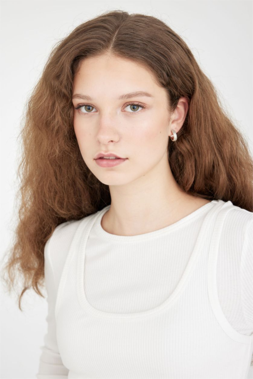 Kadın Karma Kadın 3'lü Halka Küpe