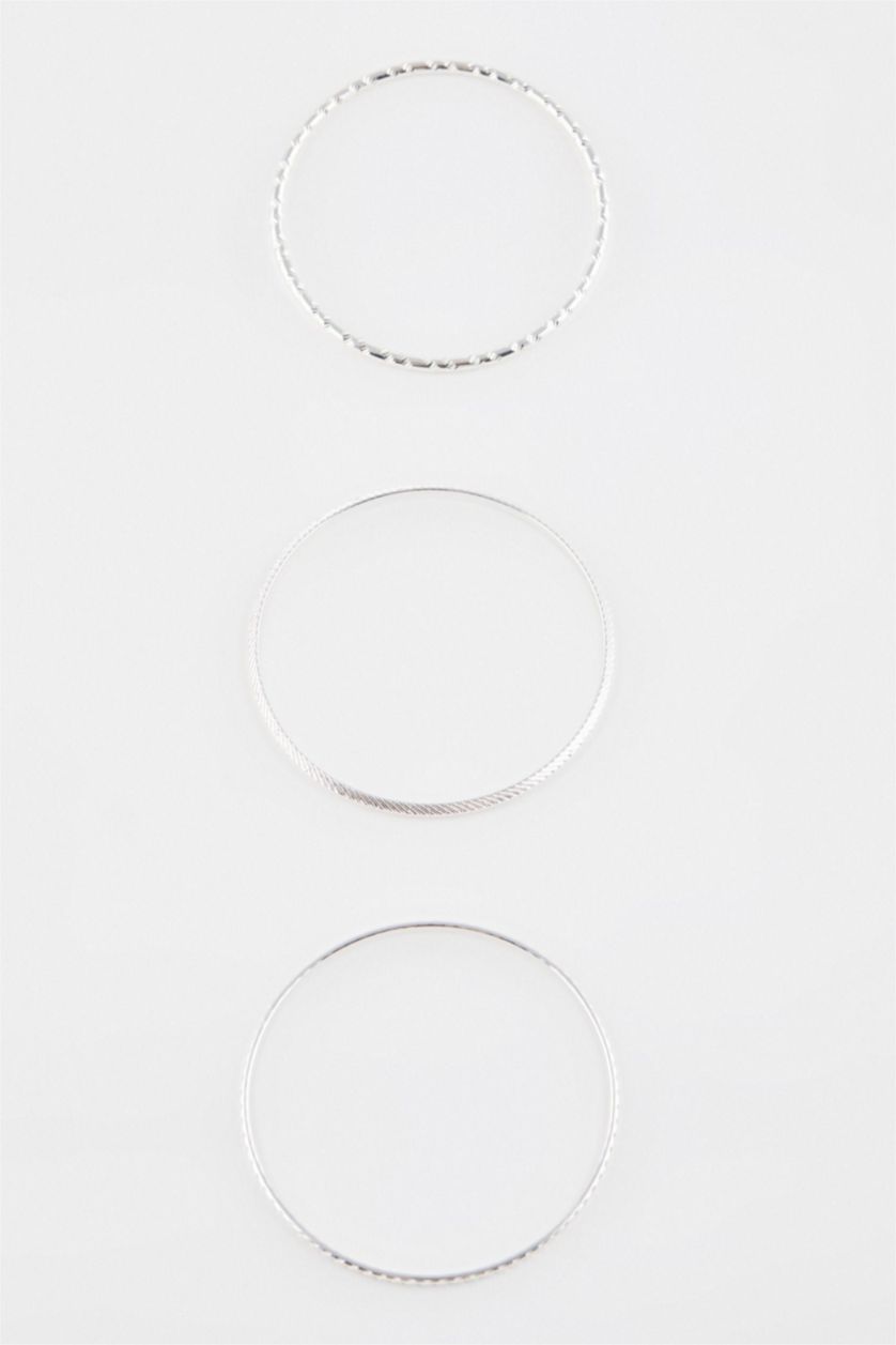 WOMAN SILVER Woman 3 Piece Silver Bracelet