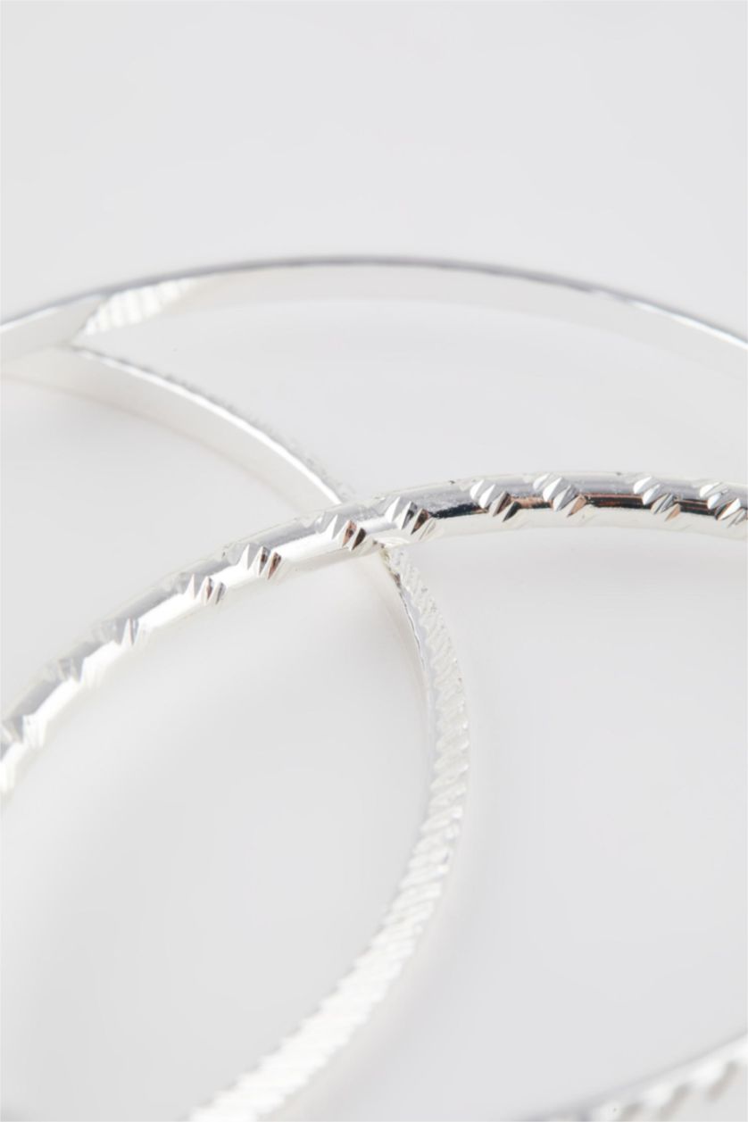 WOMAN SILVER Woman 3 Piece Silver Bracelet