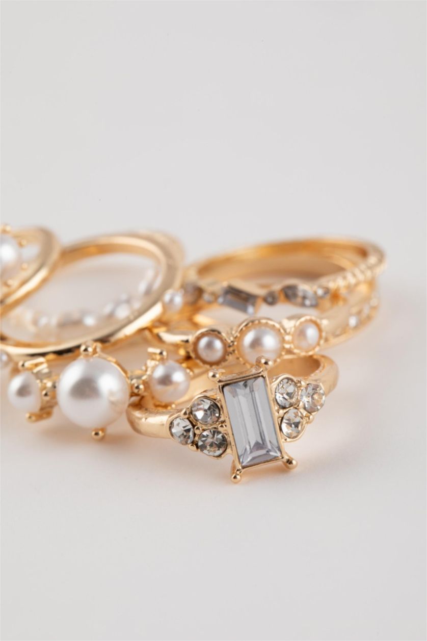 WOMAN Altın Woman 7 Piece Gold Ring