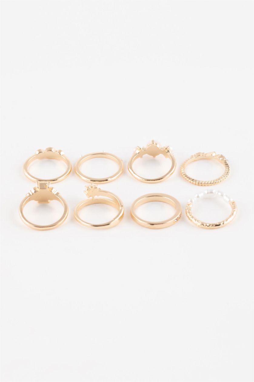 WOMAN Altın Woman 7 Piece Gold Ring