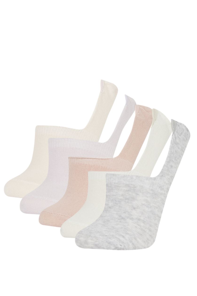 FEMME Yumuşak Lot de 5 paires de chaussettes invisibles en coton pour femme
