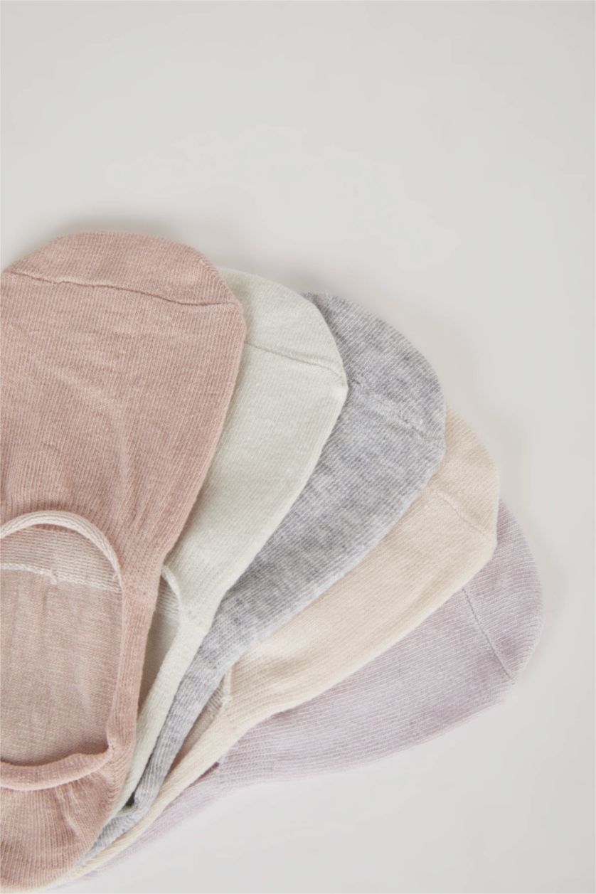 FEMME Yumuşak Lot de 5 paires de chaussettes invisibles en coton pour femme