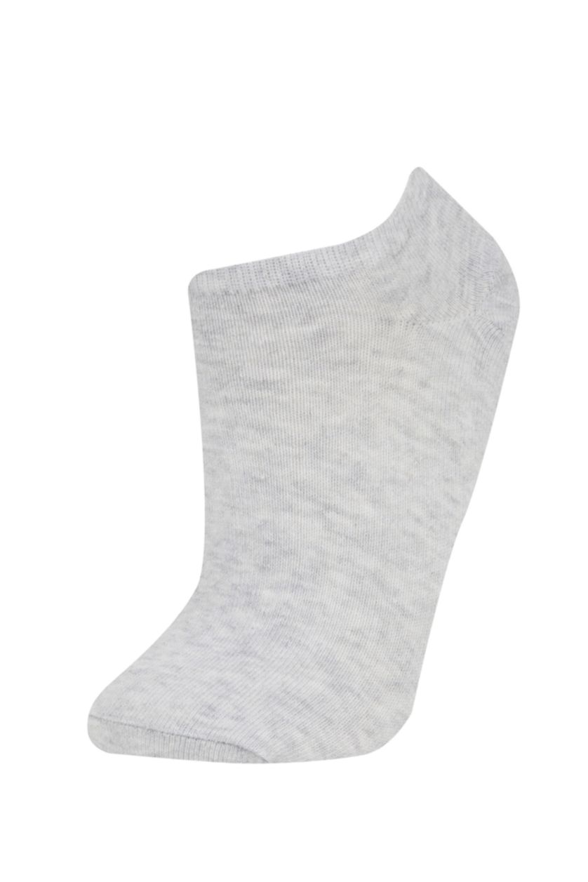 Женщины Однотонный Носки из хлопка для женщин, 5 пар