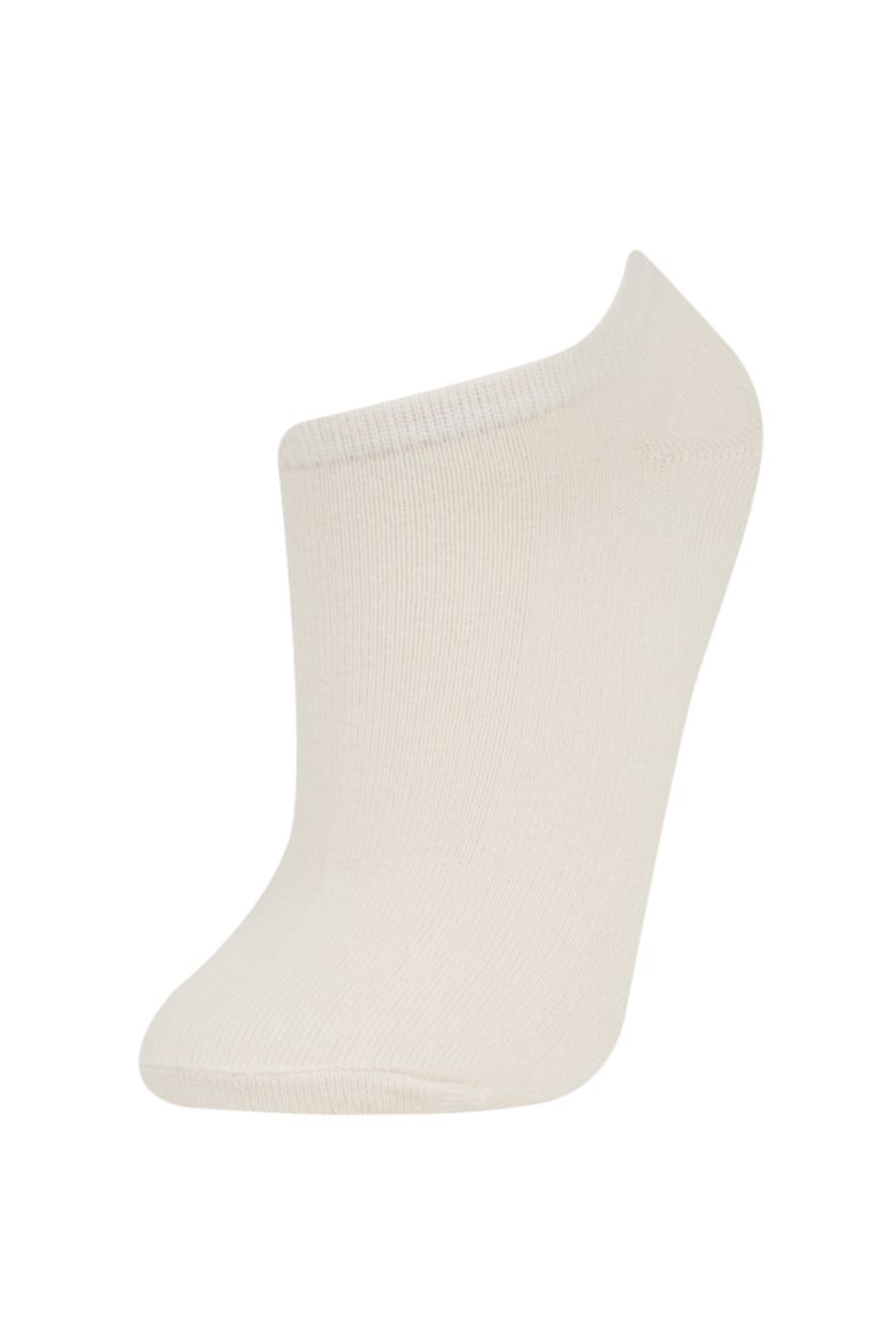 Женщины Однотонный Носки из хлопка для женщин, 5 пар