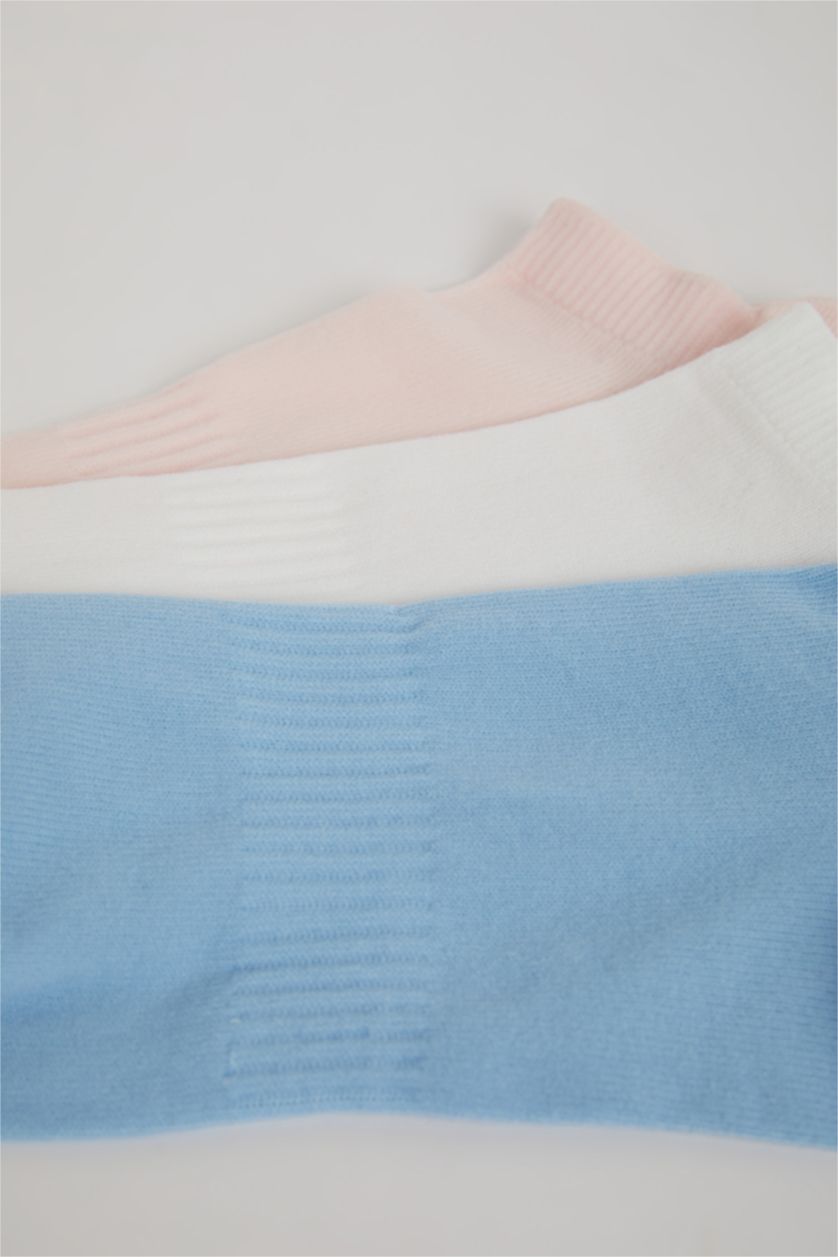 Женщины Однотонный Носки для женщин, 3 пары