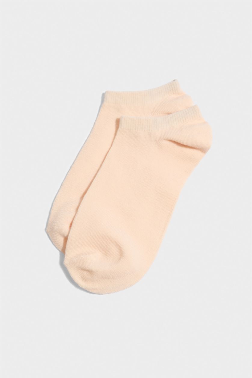 FEMME Rose Clair Lot de 5 Chaussettes invisibles en coton pour femme