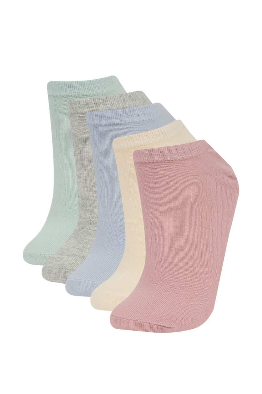 Woman Yumuşak Woman 5 Piece Short Socks