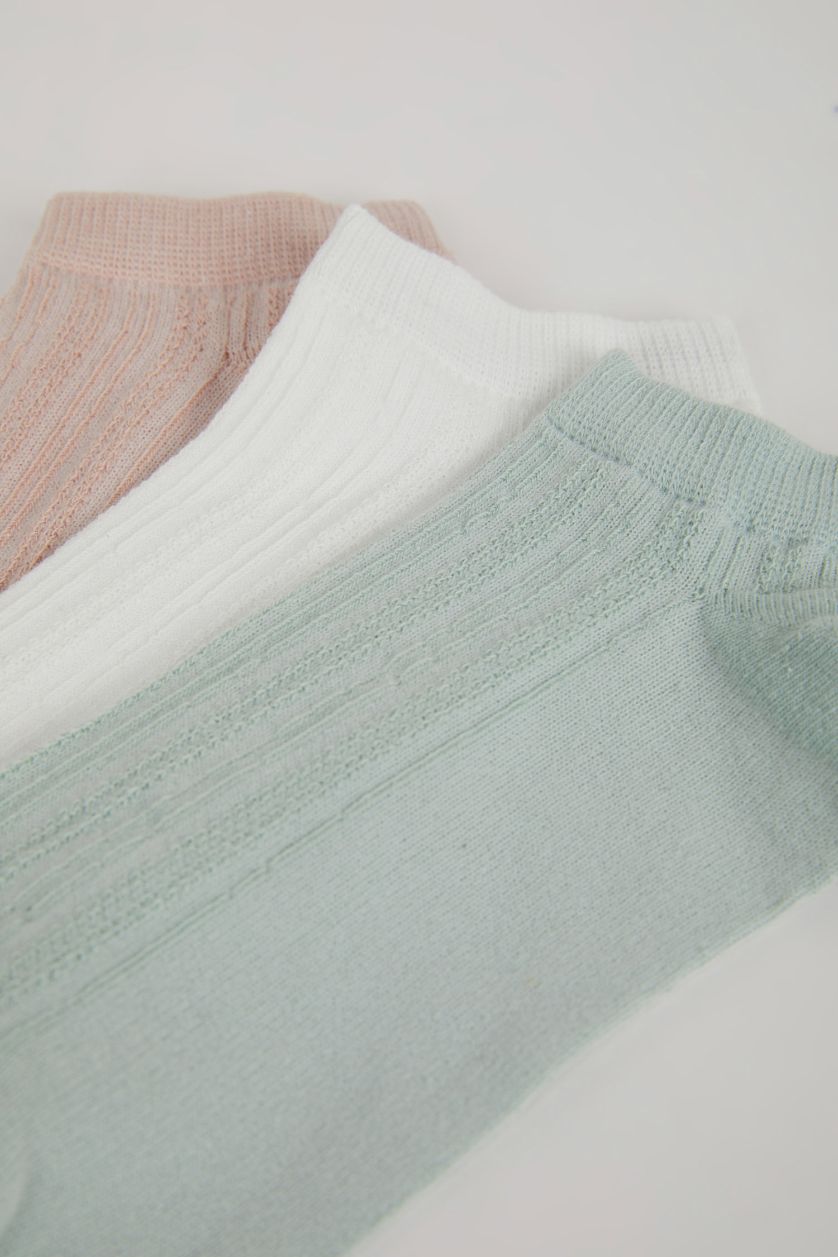 FEMME Karma Lot de 3 paires de Chaussettes invisibles en coton pour femme