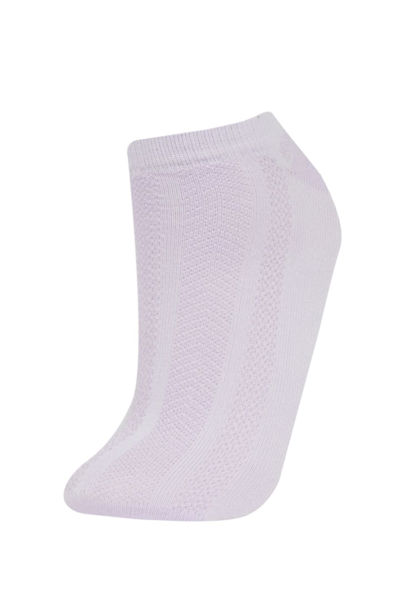 Kadın Karma Kadın 3'lü Pamuklu Patik Çorap