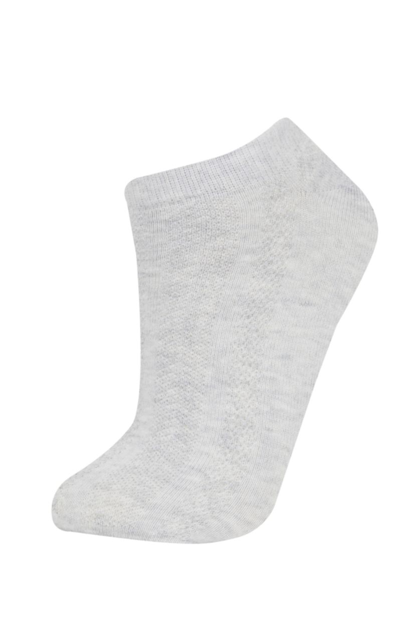 Kadın Karma Kadın 3'lü Pamuklu Patik Çorap