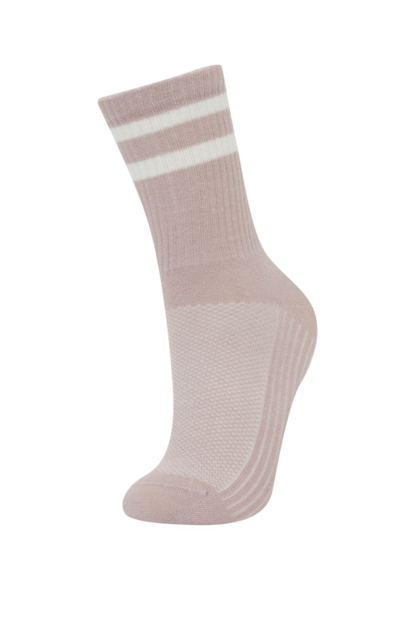 Kadın Karma Kadın 3'lü Pamuklu Uzun Çorap