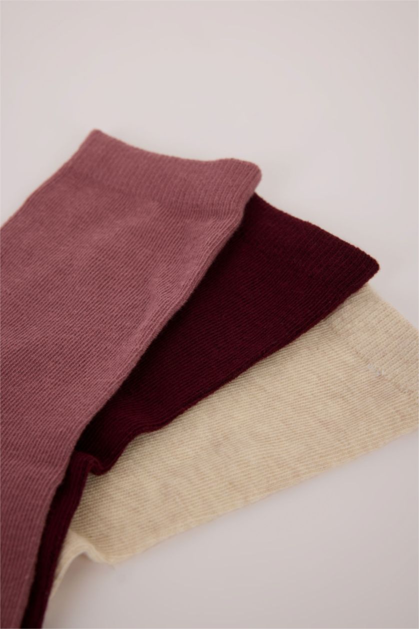 WOMAN Karma Woman 3 Piece Long Cotton Socks