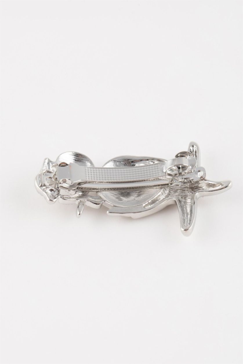 WOMAN SILVER Woman Shell Detailed Silver Buckle
