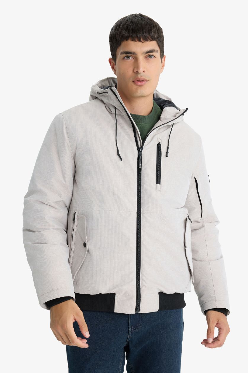 Ерлер ашық реңк бас киімді Пальто