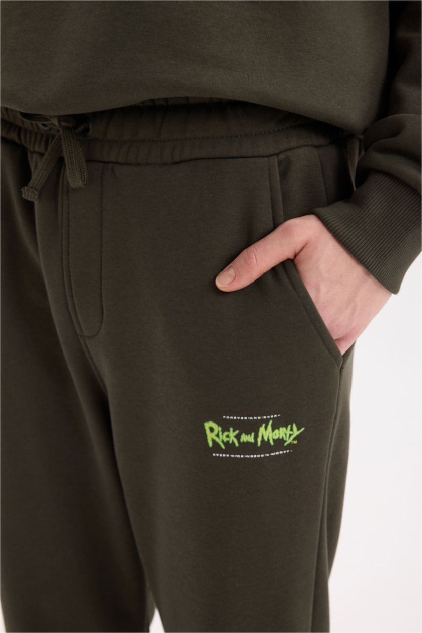 Ерлер Антрацит Rick and Morty қалыпты пішім Шалбар