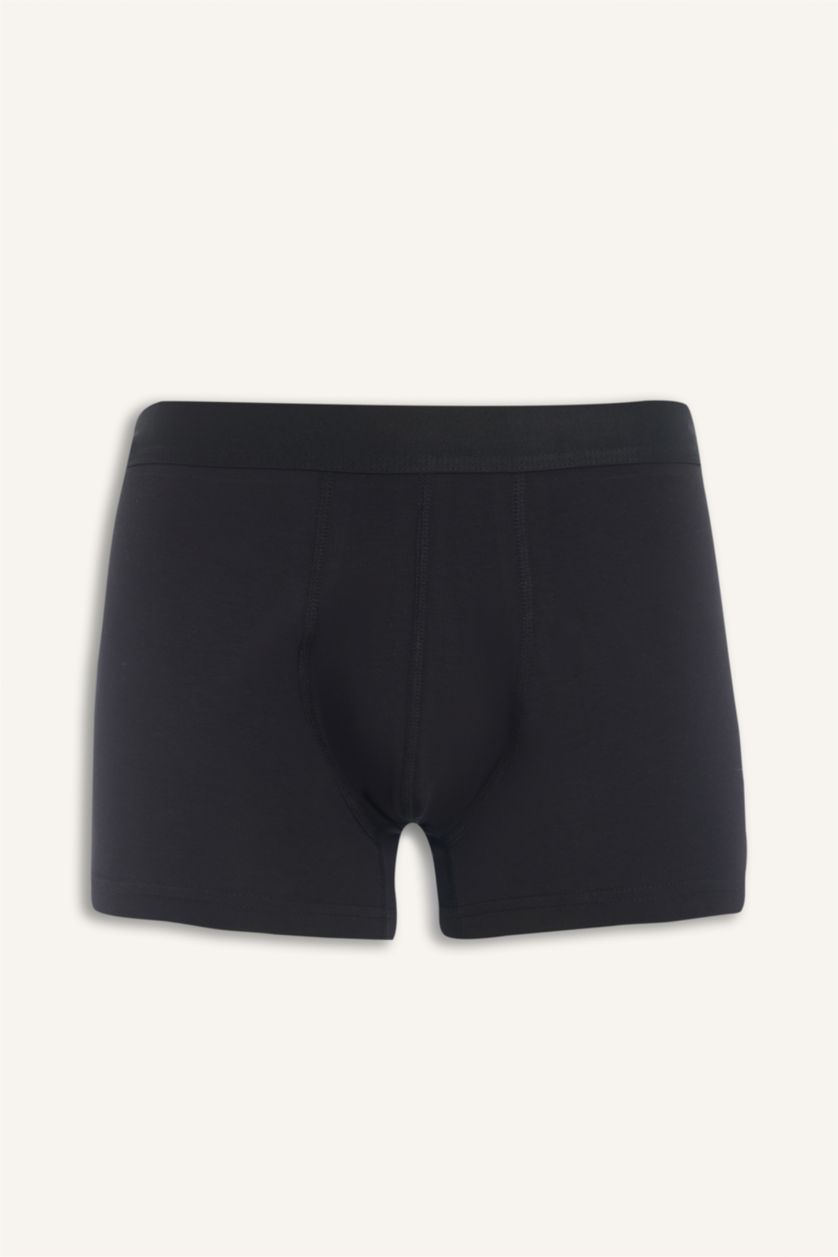 Erkek Siyah Loose Fit 3'lü Boxer