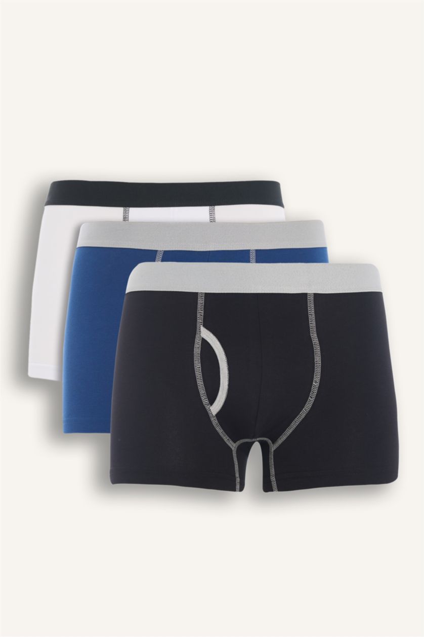 Erkek Siyah Functional Fit 3'lü Boxer