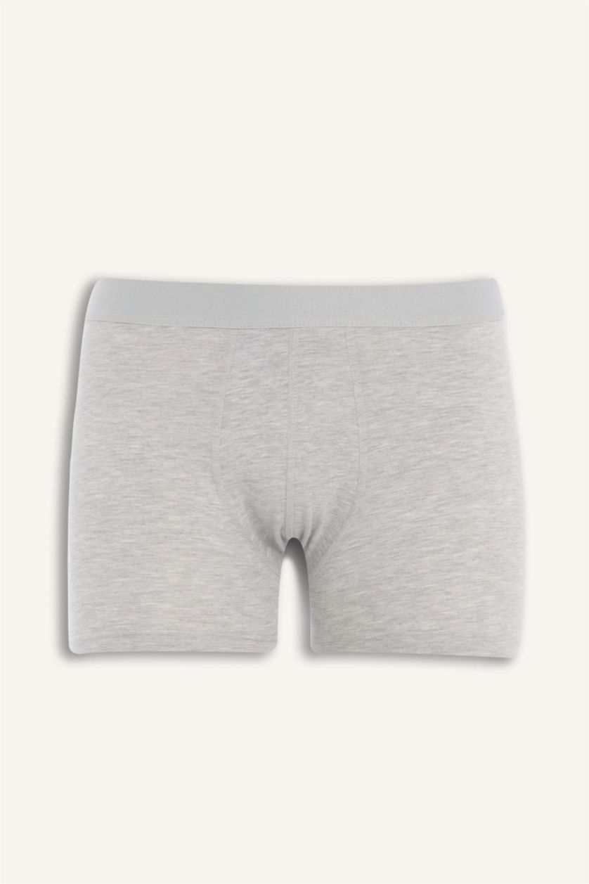 Erkek Siyah Long  Fit 3'lü Boxer