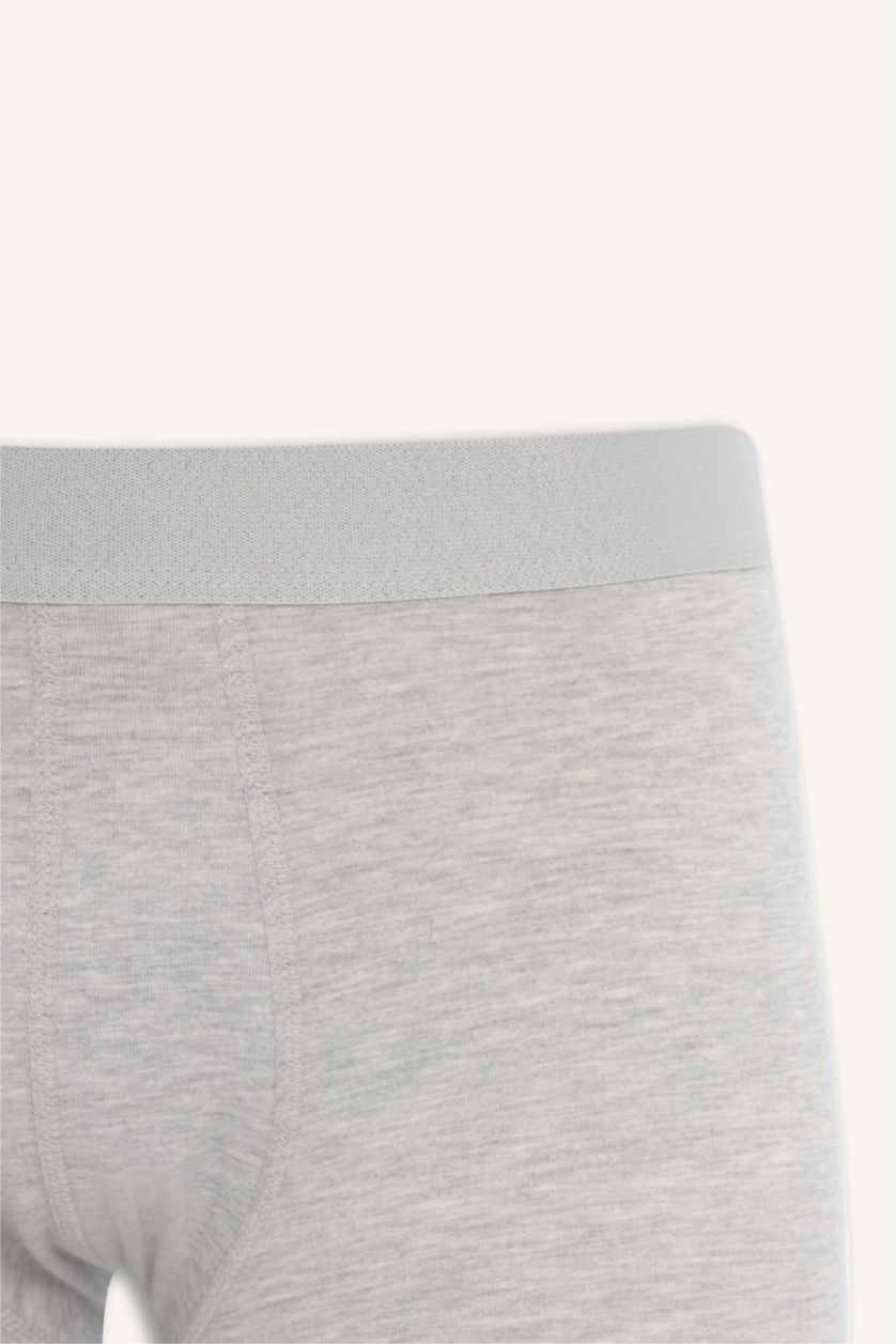 Erkek Siyah Long  Fit 3'lü Boxer