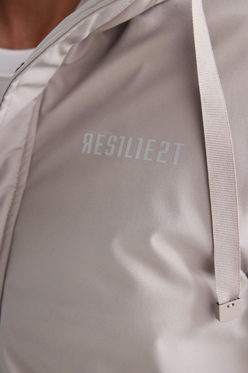 Erkek Taş Regular Fit Çıtçıt Kapama İç Cepli Kapüşonlu Fermuarlı Mont