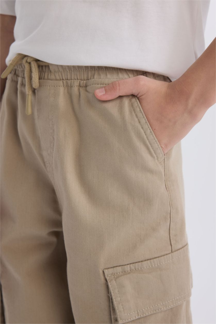 BOYS & TEENS Light Vison Boy Waist Tied Elastic Leg Jogger Cargo Pants