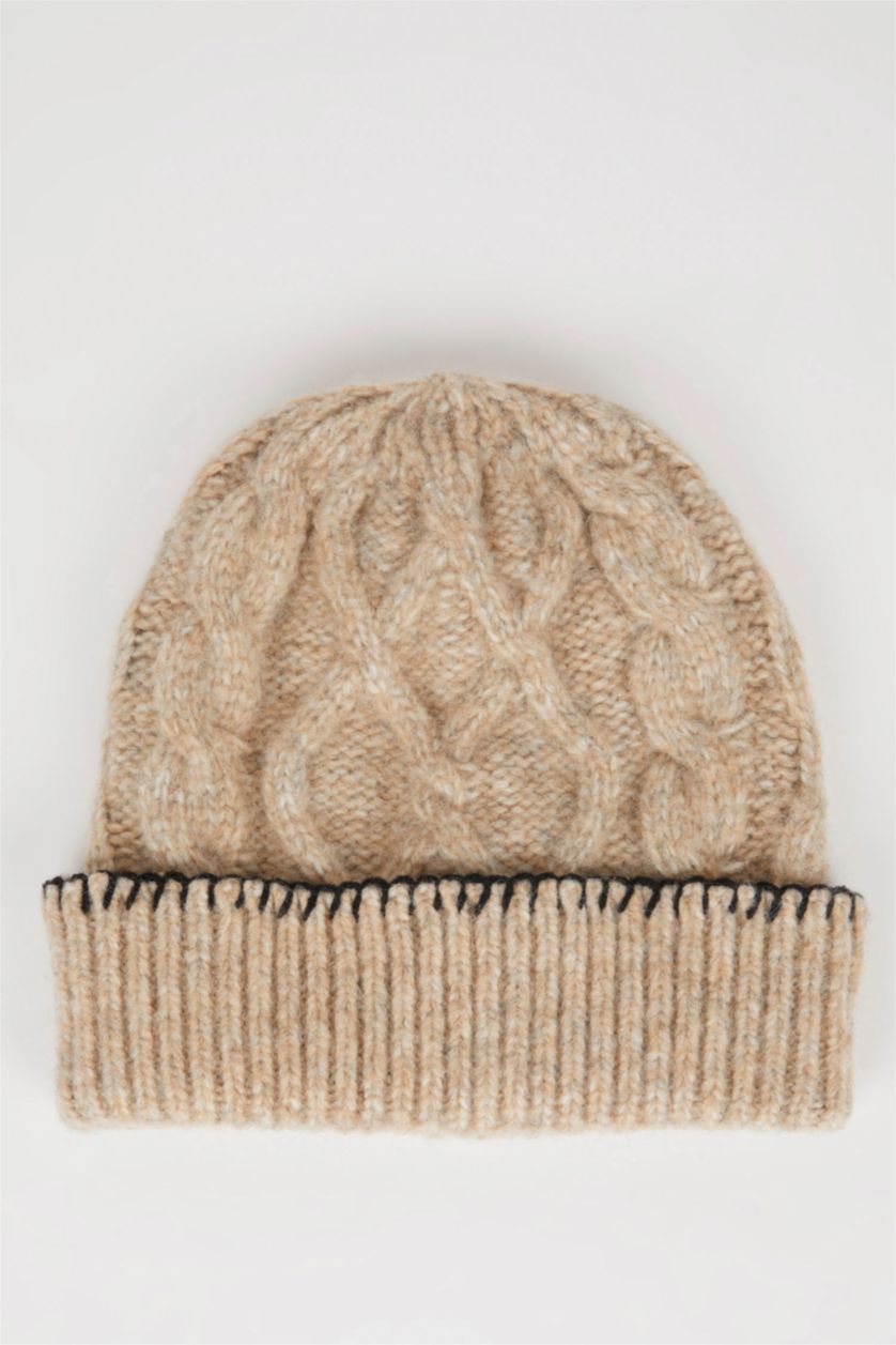 Женщины Бежевый Шапка для женщин