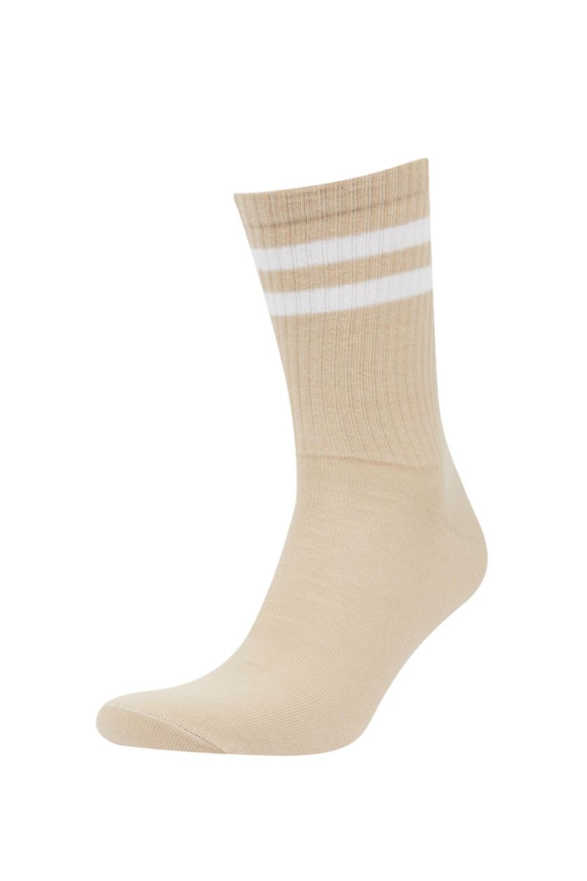 Erkek Karma Erkek Rahat Lastikli 3'lü Pamuklu Uzun Çorap