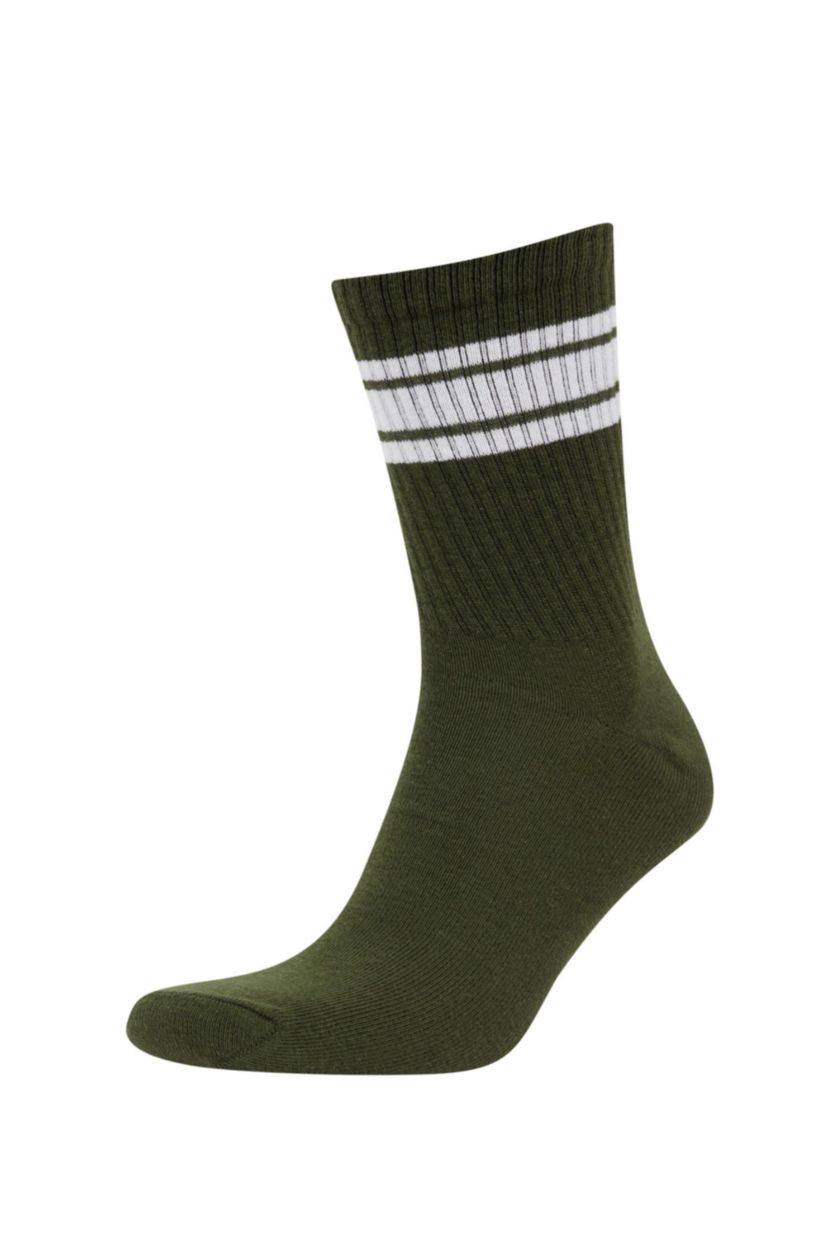 Erkek Karma Erkek Rahat Lastikli 3'lü Pamuklu Uzun Çorap