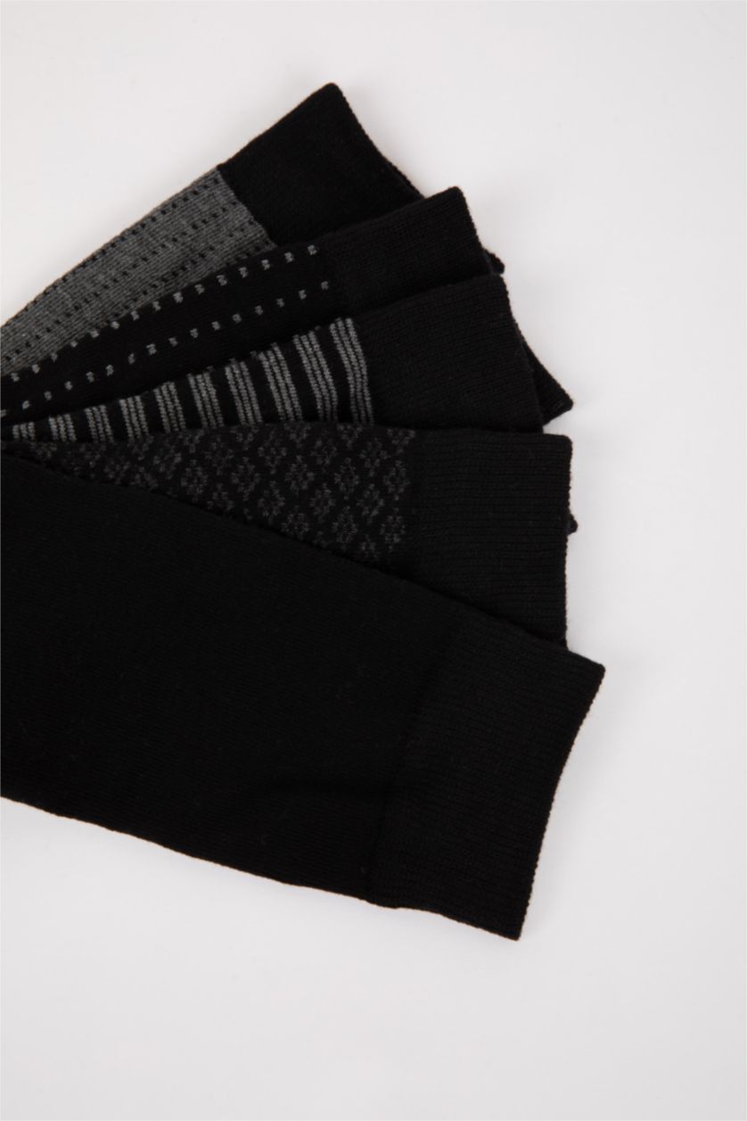 Erkek Karma Erkek 5'li Pamuklu Uzun Çorap