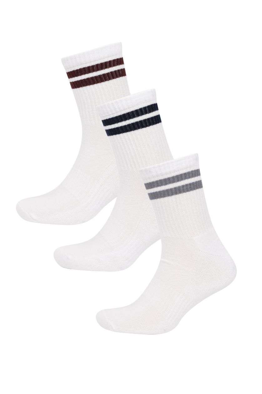 HOMME Blanc Lot de 3 paires de Chaussettes de sport confortables en coton pourHomme