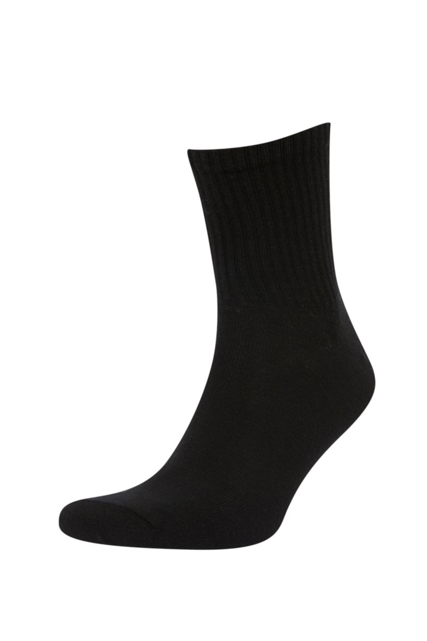Erkek Vison Orta Erkek Rahat Lastikli 5'li Pamuklu Soket Çorap