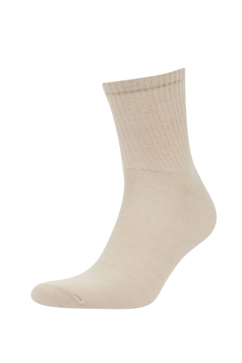 Erkek Vison Orta Erkek Rahat Lastikli 5'li Pamuklu Soket Çorap