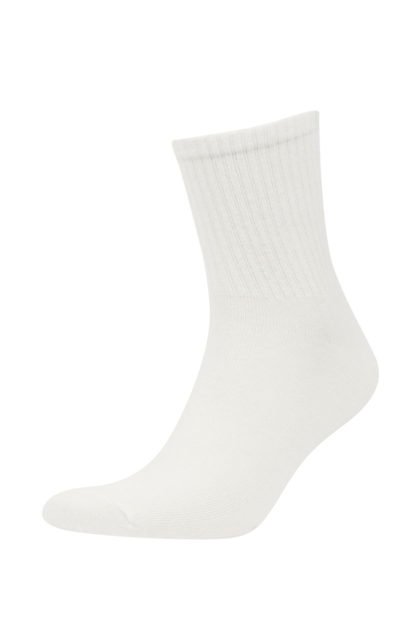 Erkek Vison Orta Erkek Rahat Lastikli 5'li Pamuklu Soket Çorap