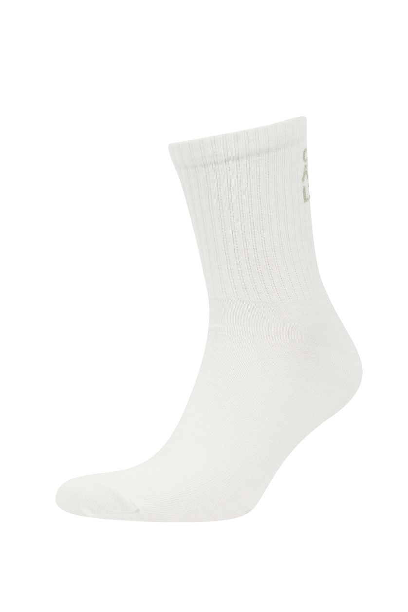 MAN White Man Slogan 3 piece Short Cotton Socks