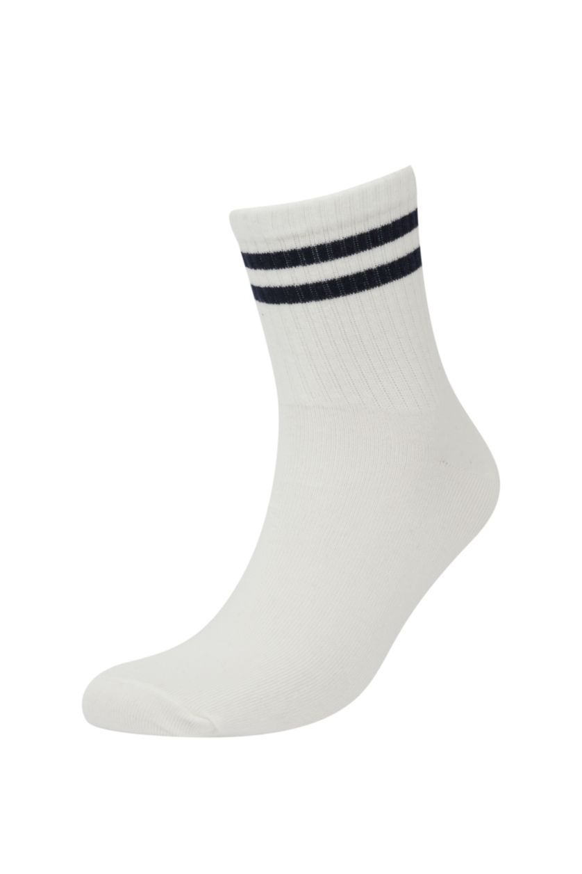 Erkek Karma Erkek Rahat Lastikli 3'lü Pamuklu Soket Çorap