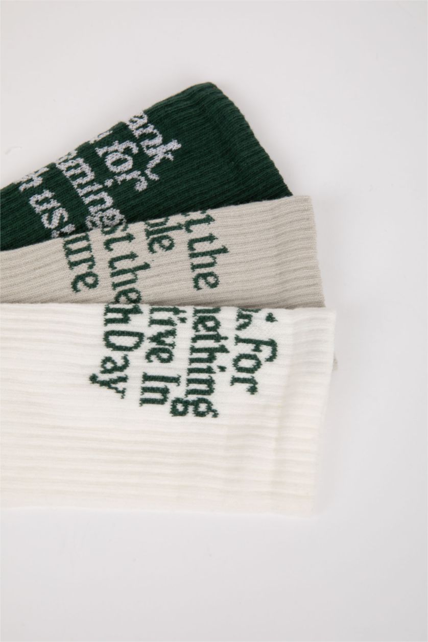 Men Karma 3 piece Cotton Long sock