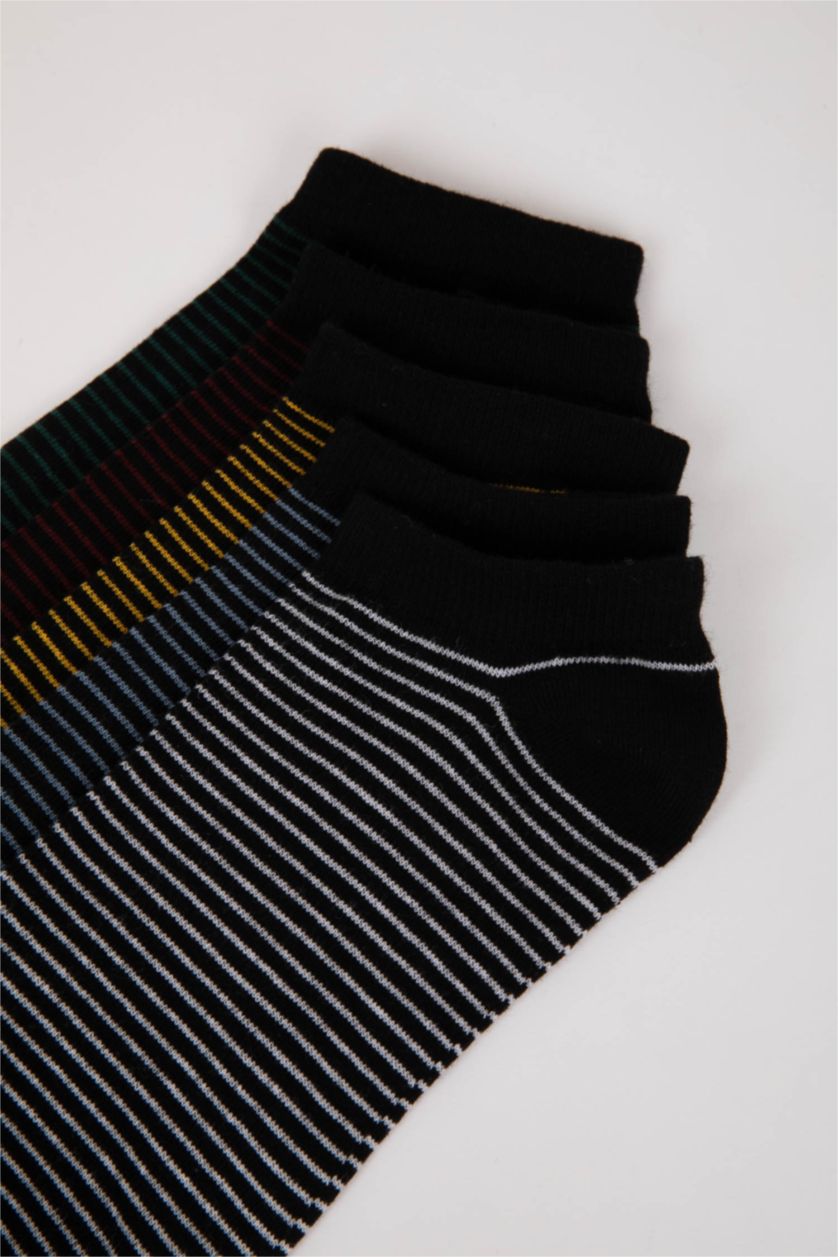 Erkek Karma Erkek 5'li Pamuklu Patik Çorap