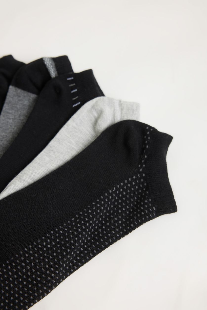 HOMME Karma Lot de 5 paires de Chaussettes Courtes en Coton pour Homme