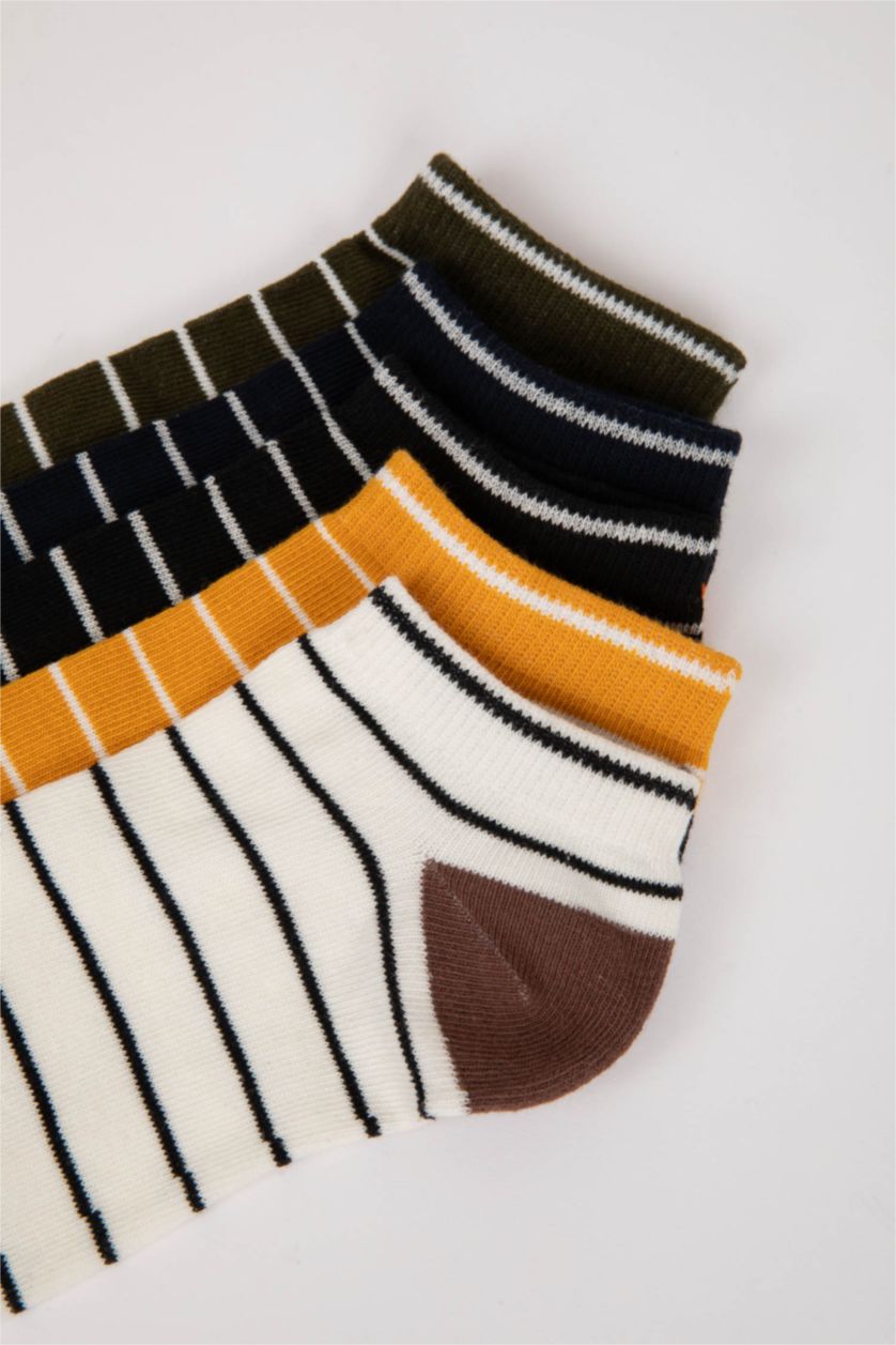 Man Karma Boy 5 Piece Cotton Ankle Socks