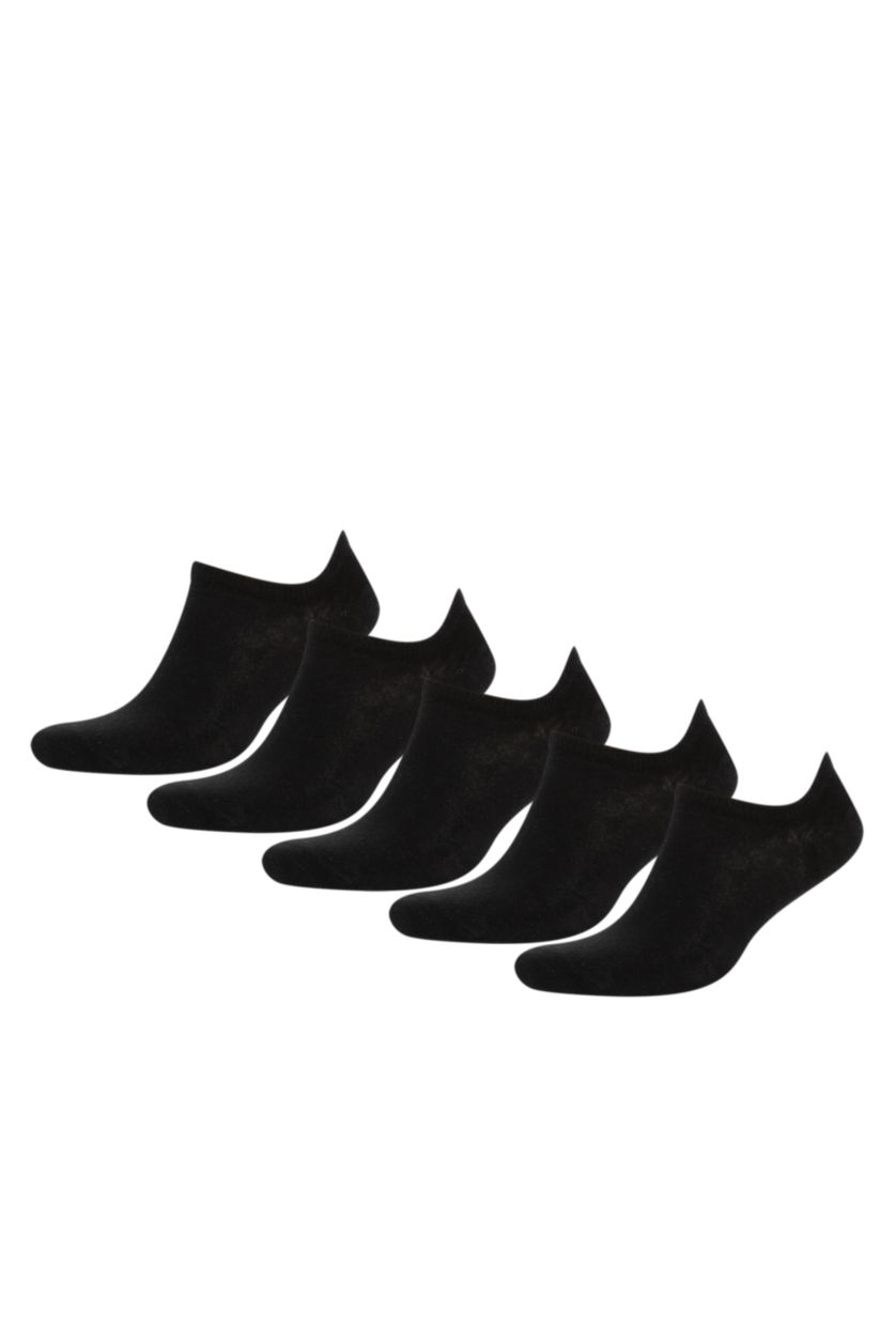 HOMME Noir Lot de 5 Chaussettes courtes en Coton pour Homme