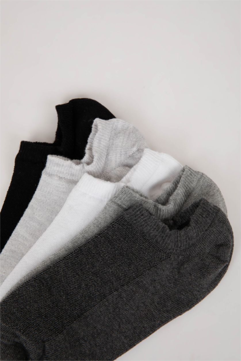 Erkek Karma Erkek 5'li Pamuklu Sneaker Çorap