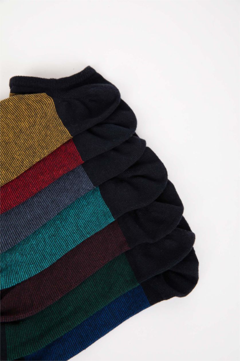 MAN NAVY 7 piece Cotton Step Socks