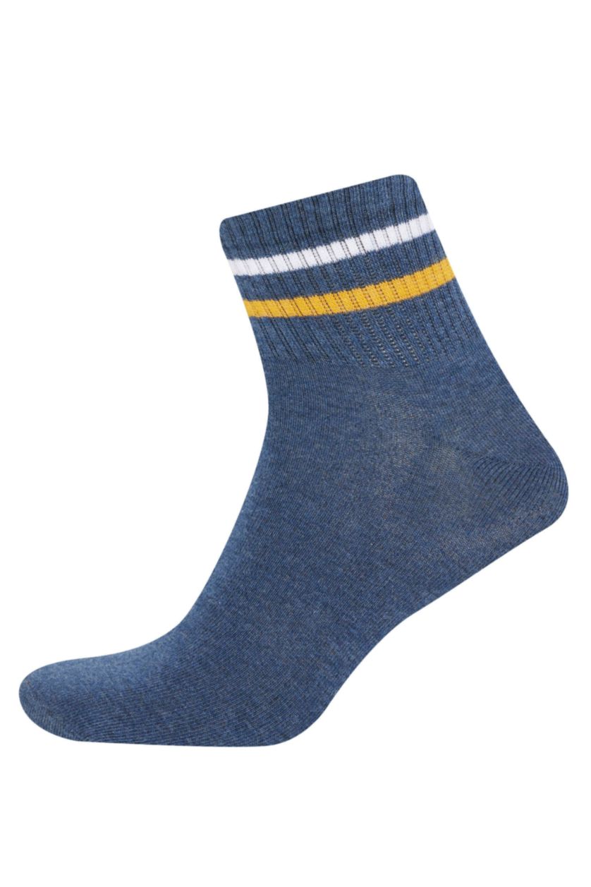 Erkek Karma Erkek 5'li Pamuklu Soket Çorap