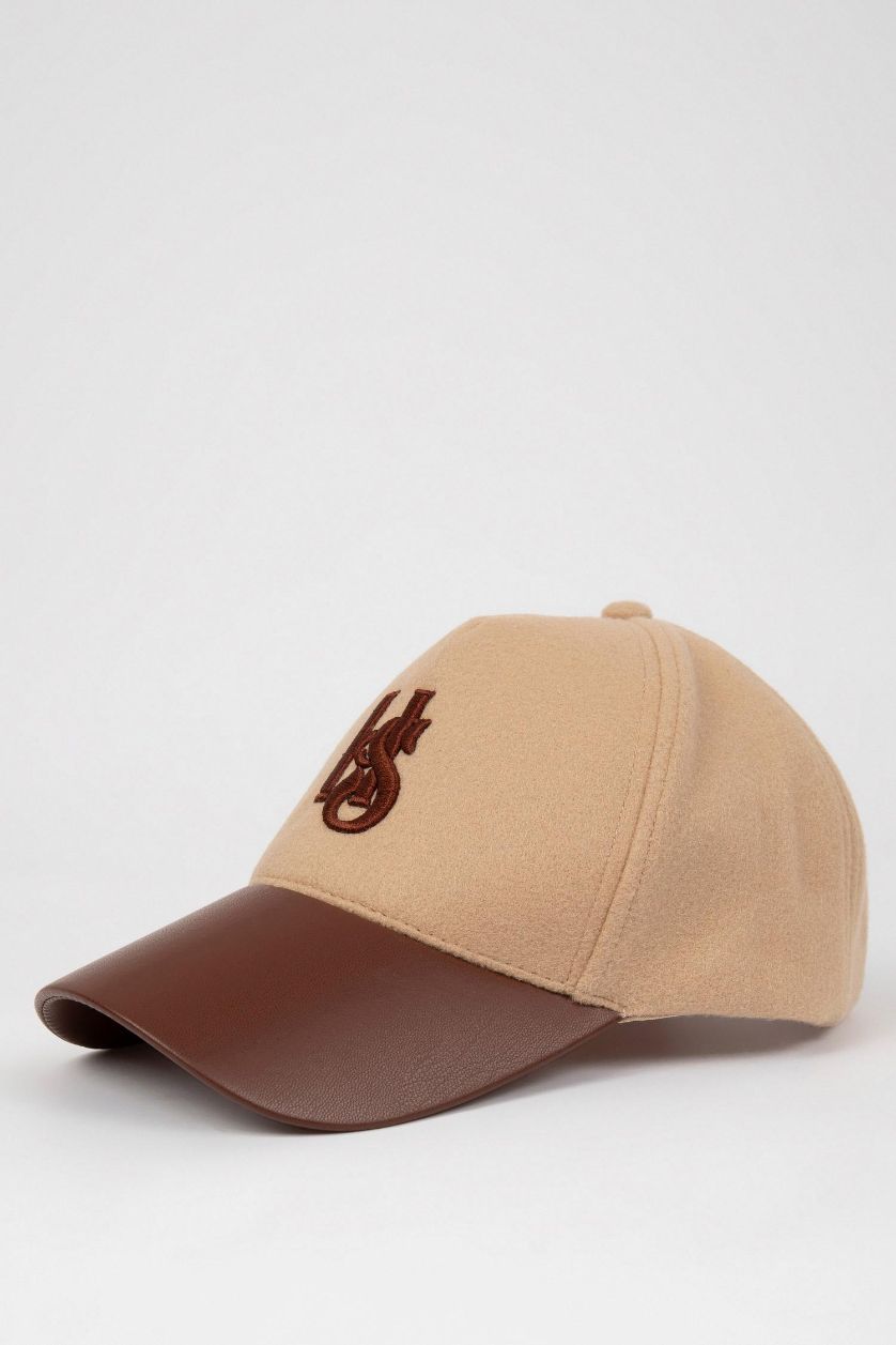 Woman Light Brown Woman Cotton Hat