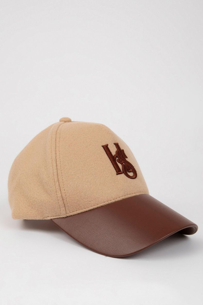 Woman Light Brown Woman Cotton Hat