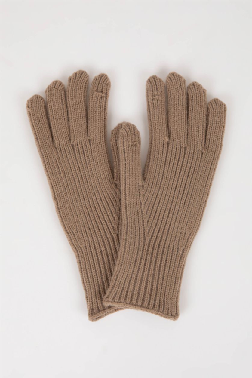 Kadın Vizon 	Kadın Fonksiyonel Triko Eldiven