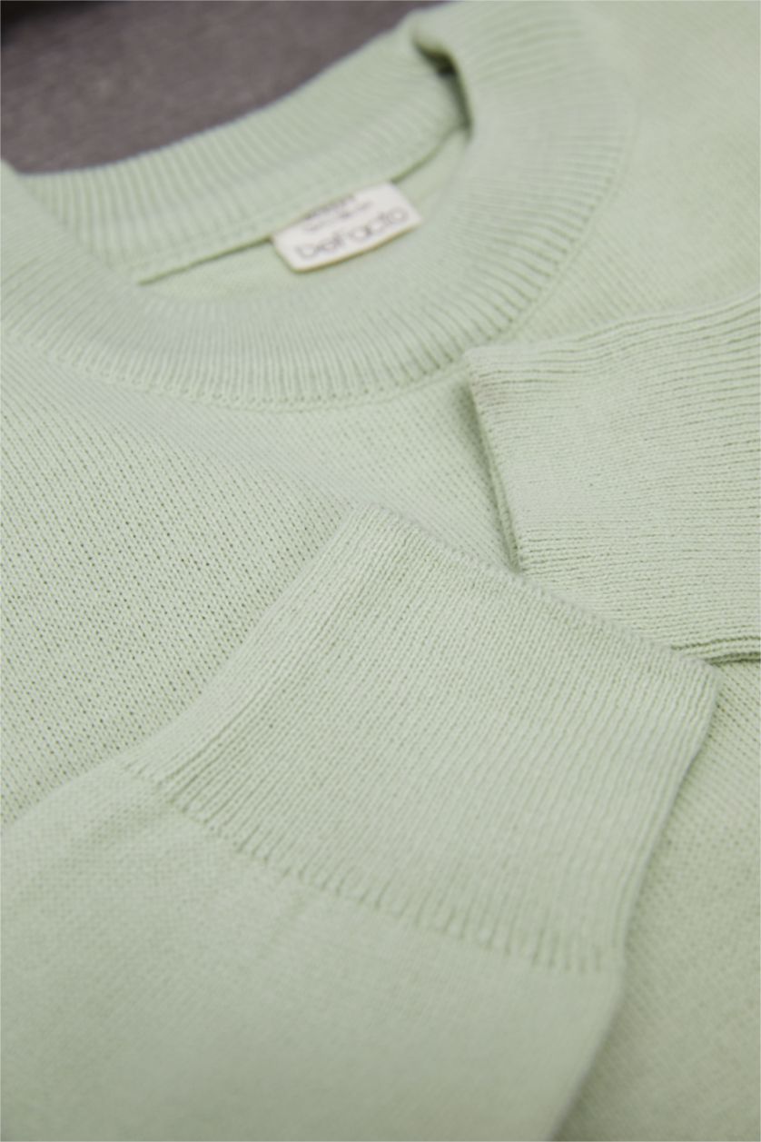 GIRLS & TEENS Aqua Girl Standard Fit Crew Neck Basic Knitted Pullover