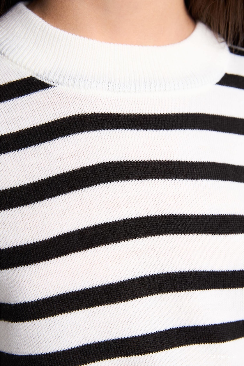 VAJZA & ADOLESHENTE Black Girl Standard Fit Crew Neck Pullover