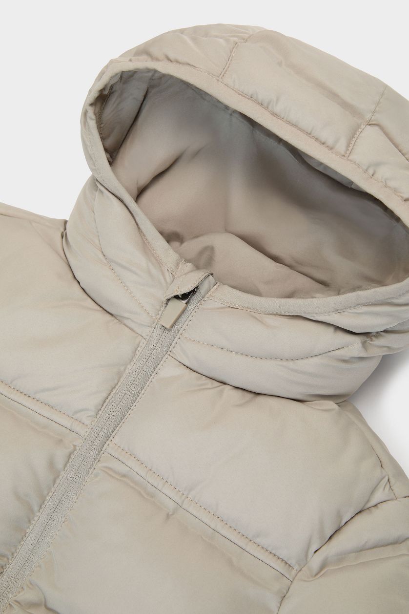 Сәби Ұл Сұр Сәби Ұл жапсырма Пальто